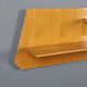 Vintage maple shelf with decoration, Italian design from the 1960s.