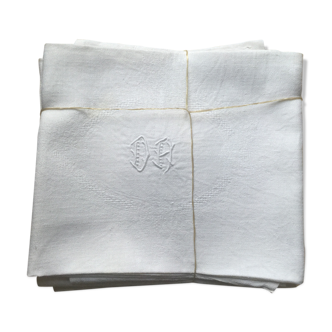 Lot of DA monogram towels