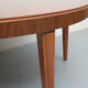 1950s round coffeetable in walnut