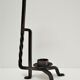 Brutalist candle holder design iron black patina 60s