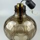 60s 70s ceiling lamp Glashütte Limburg Germany glass & brass Space Age