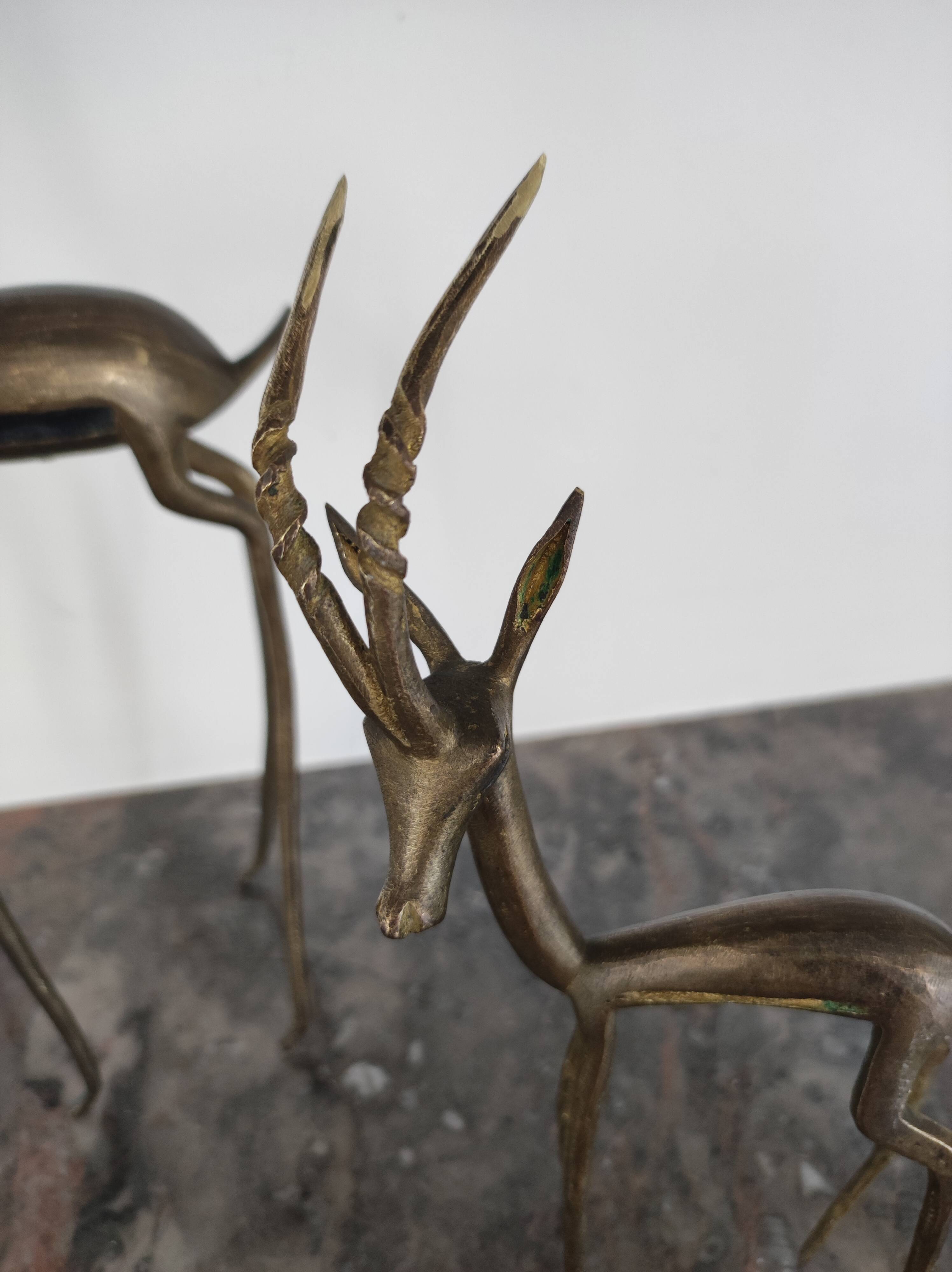 Brass antelopes