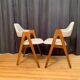 Pair of Compass chairs by Kai Kristiansen, SVA Møbler, Denmark, 1960s