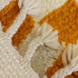 AZILAL orange wool rug 300cmx200cm