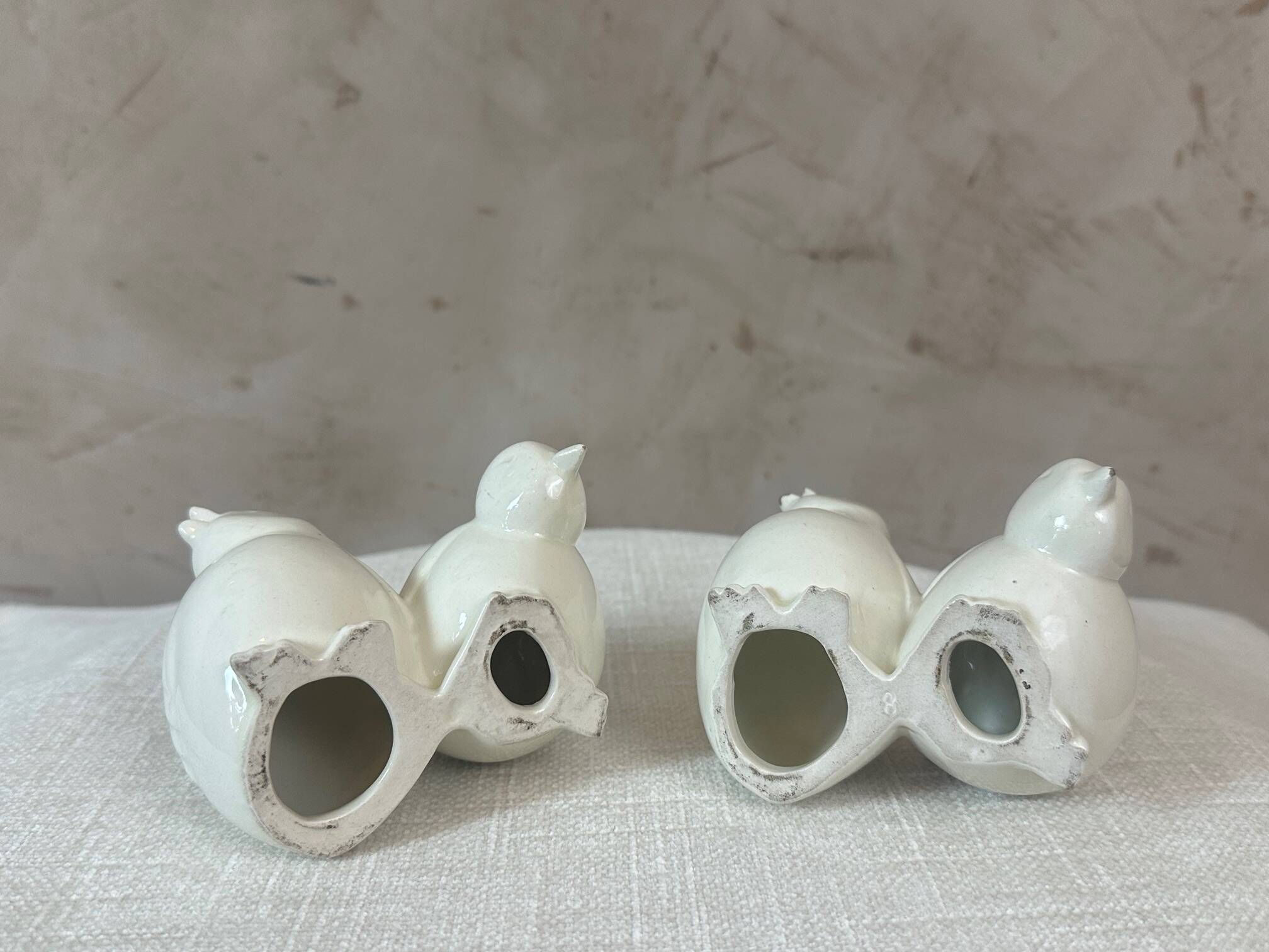 Pair of Art Deco chicks