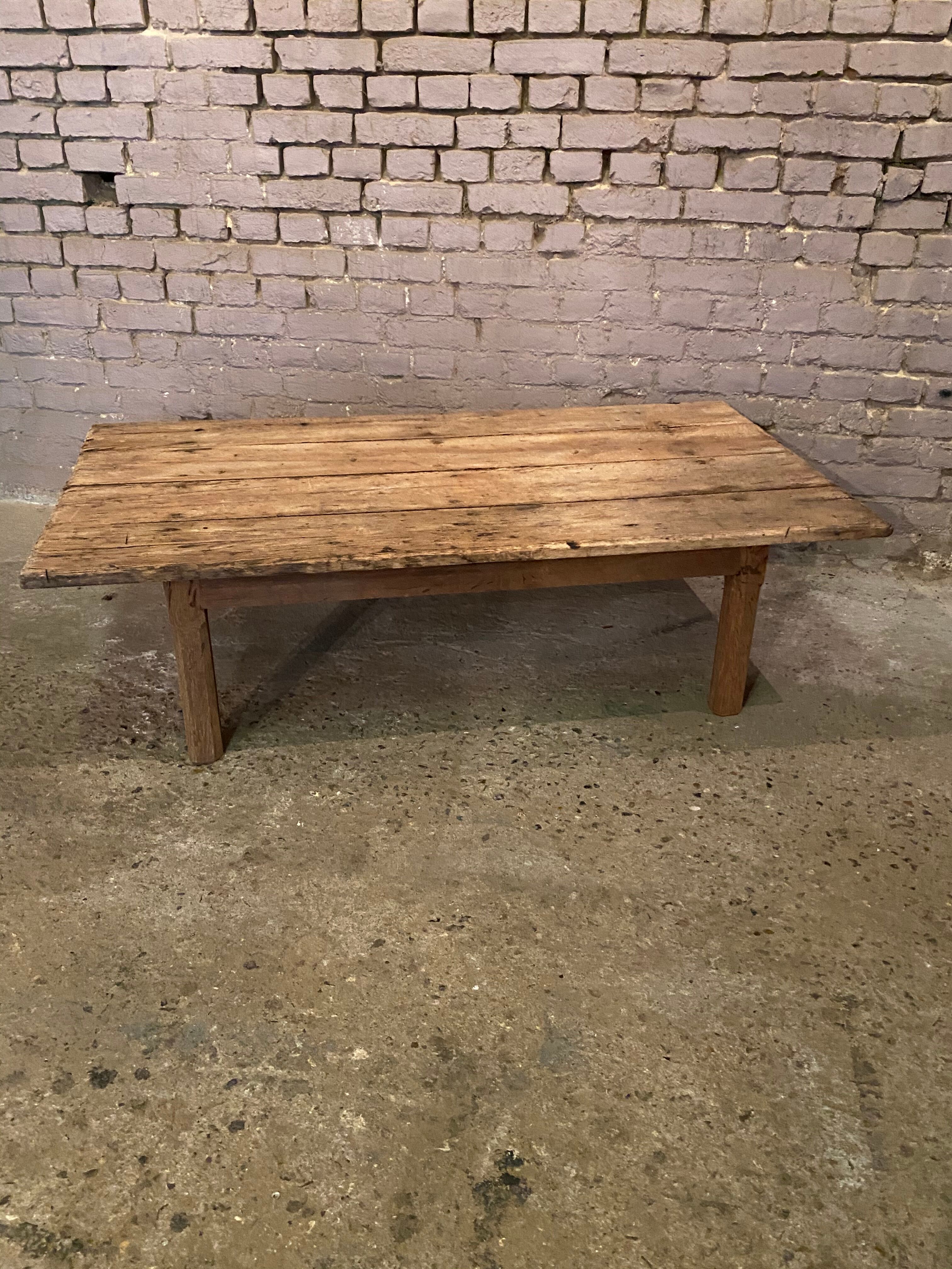 Oak farm coffee table 1930