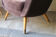 Fauteuil oeuf EGG des années 50-60 en velours marron