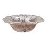 Small vintage bowl from the Eden series in glass by Lars Hellsten for Orrefors, Sweden, 1970s.