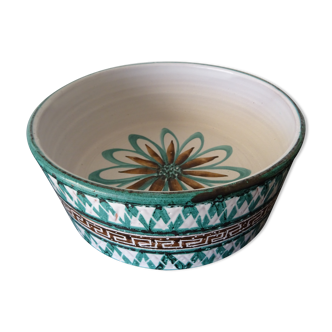 Ceramic salad bowl Robert Picault Vallauris an 70
