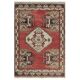 Vintage Small Rug. Handmade Door Mat. Turkish Seat Cover. Entryway Mat. Kitchen Rug