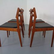 Danish Teak Dining Chairs from Vamo Mobelfabrik, 1960s, Set of 4