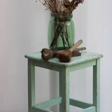 Wooden workshop stool