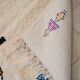Berber carpet vibrant symbols 250 x150