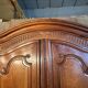 Louis XV wardrobe with two doors, Cherry wood. 18th century.