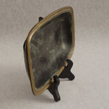Dark green rectangular bronze dish
