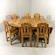 Karin Mobring large drop-ear dining table Ikea 1970-80’s