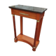 Console ancienne empire avec plateau marbre