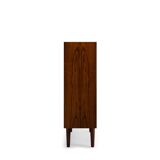 Danish Design Rosewood Low bookcase by Hundevad & Co, 1960s