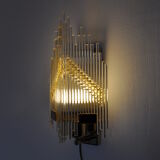 Wall lamp  triangular Crystal Murano
