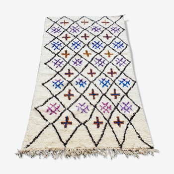 Berber carpet Beni Ouarain 216 x 117 cm