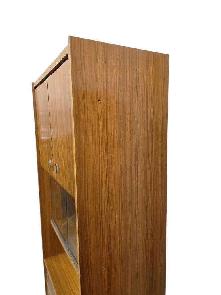 Vintage wooden display cabinet/bookcase.