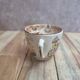 Antique ironstone cup from Sarreguemines, Kyoto polychrome model.