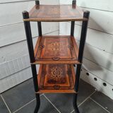Table d'appoint en marqueterie style Napoleon lll