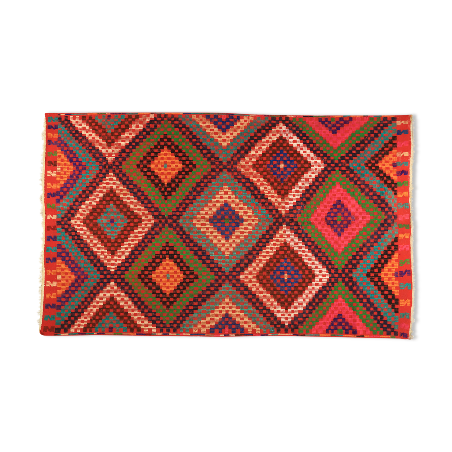 Anatolian handmade kilim rug 306 cm x 175 cm