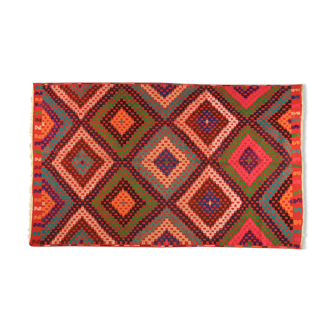 Tapis en kilim artisanal anatolien 306 x 175 cm