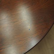 Round rosewood table, Danish design, 1970s, manufacturer: Omann Jun