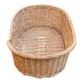 Vintage woven wicker basket