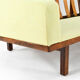 Eric merthen scandinavian modern tornado sofa 2-seater for ire möbler sweden 60s