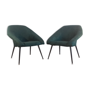 Paire de fauteuils vintage