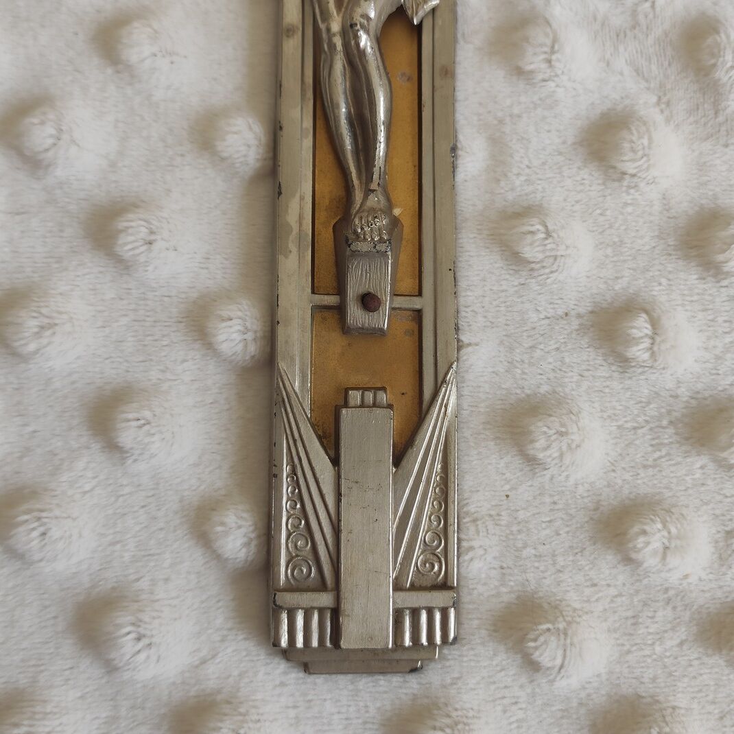 Art deco crucifix