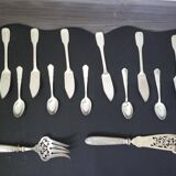 200 pieces of Russian silverware (spoons, forks and knives).