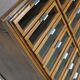 Vintage Dutch oak haberdashery shop cabinet, 1950s