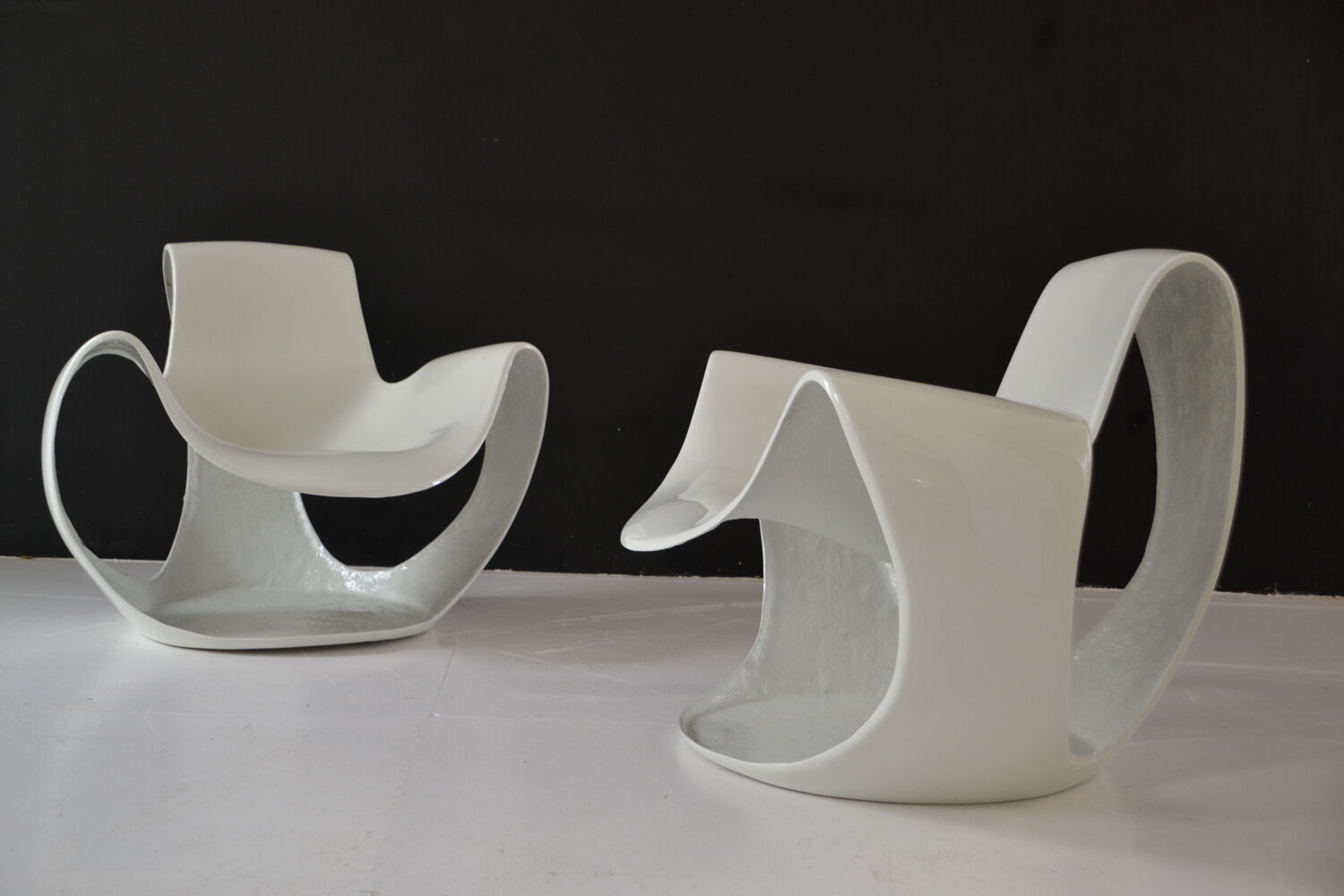 Pair of Albatros armchairs by Danielle Quarante for Airborne