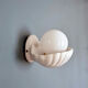 Shell wall lamp