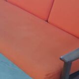 Scandinavian 3-seater teak bench