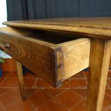 Bureau en bois naturel de chêne 85 x 58 cm
