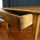 Side table in natural oak wood 85 x 58 cm