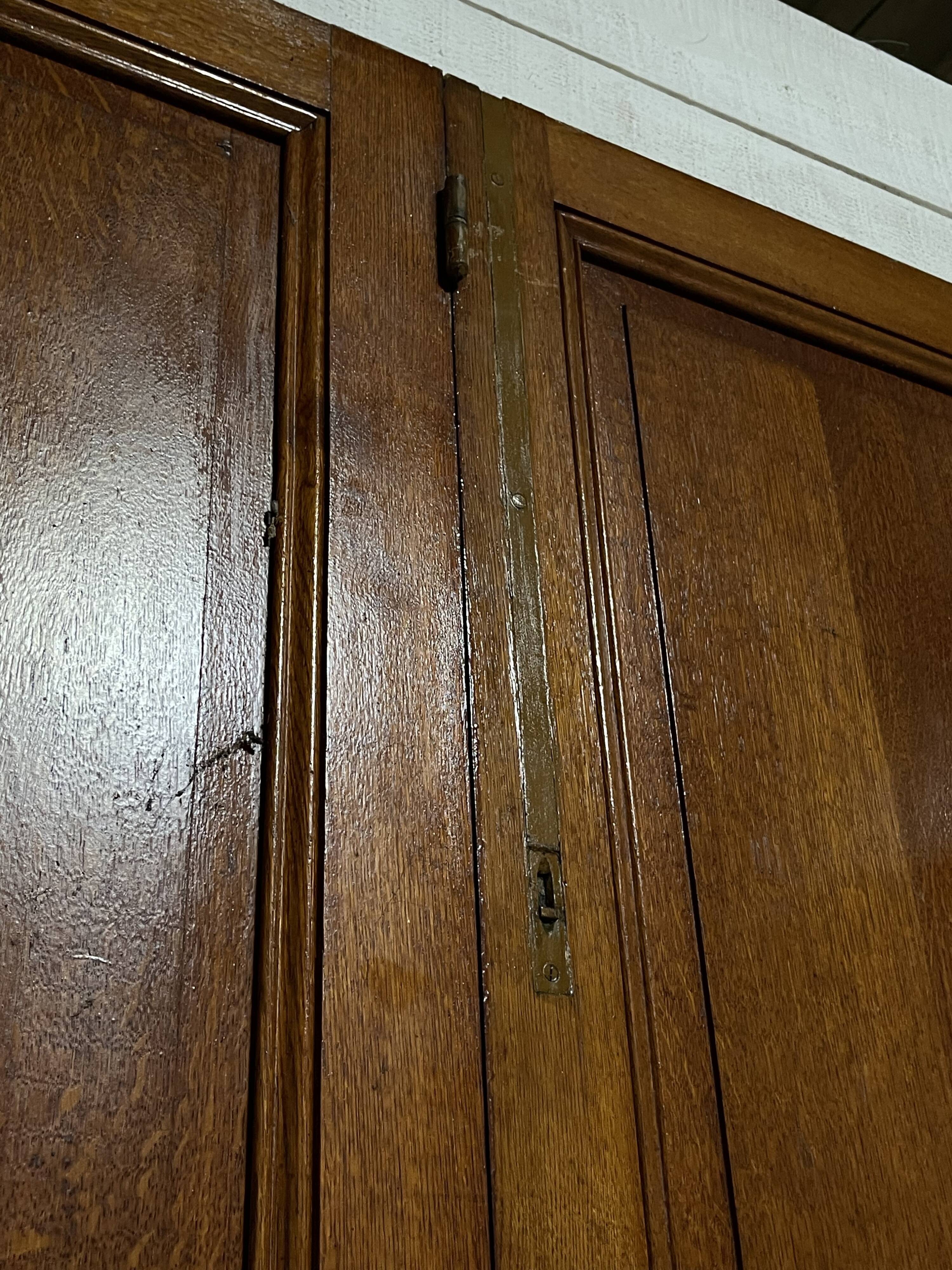 Old oak doors
