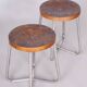 Bauhaus Stools in Chromed Steel, Beech and Plywood, Germany, 1930s, Set of 2