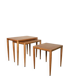 Nest of Tables in Oak Wood, Denmark 1960s, Set of 3
