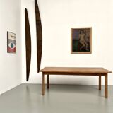 Solid beech farmhouse table