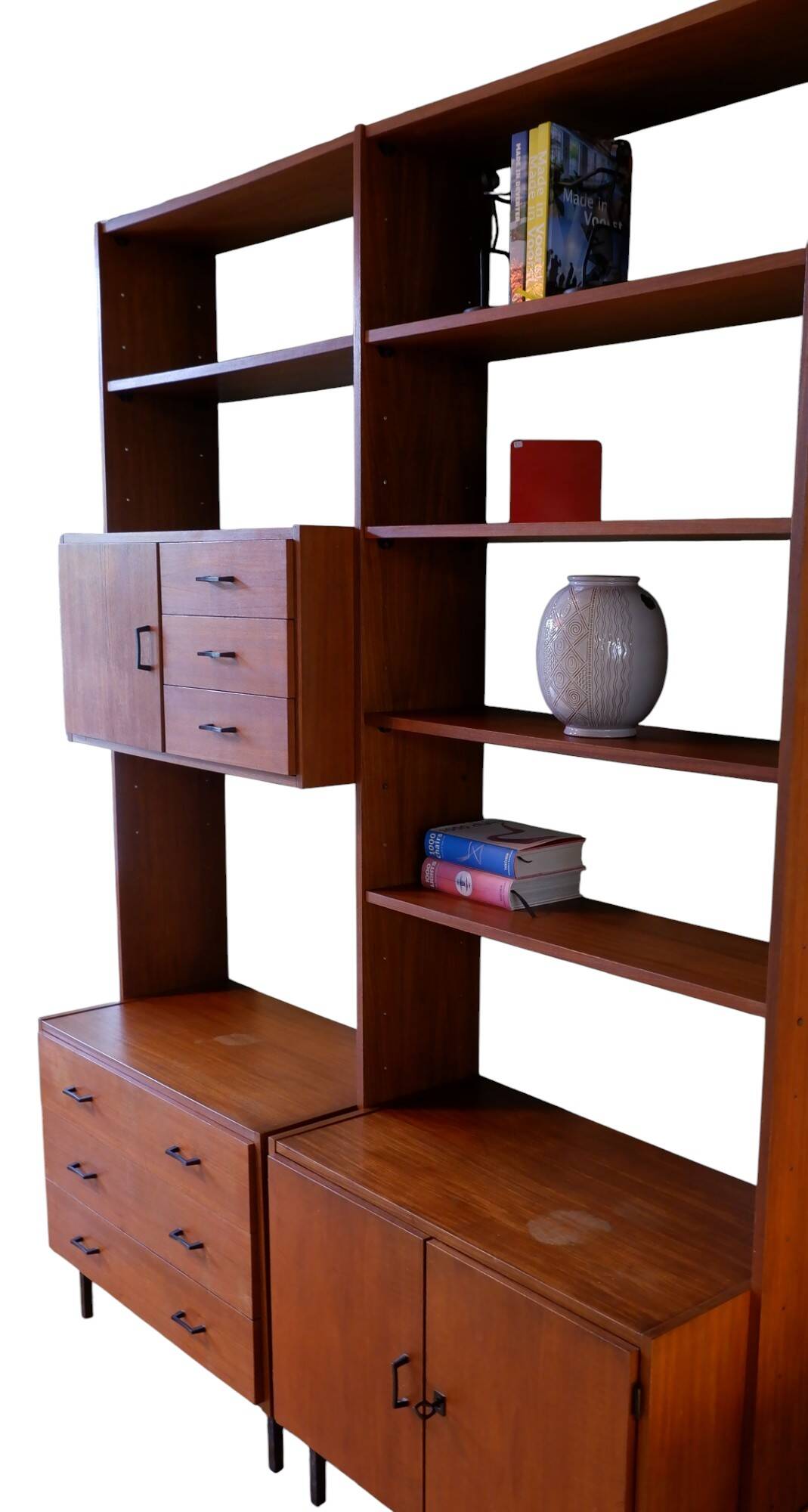 Vintage wall unit by Simpla Lux Holland, 1960s