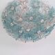 Small Barovier Toso Murano glass ceiling light, 1950s