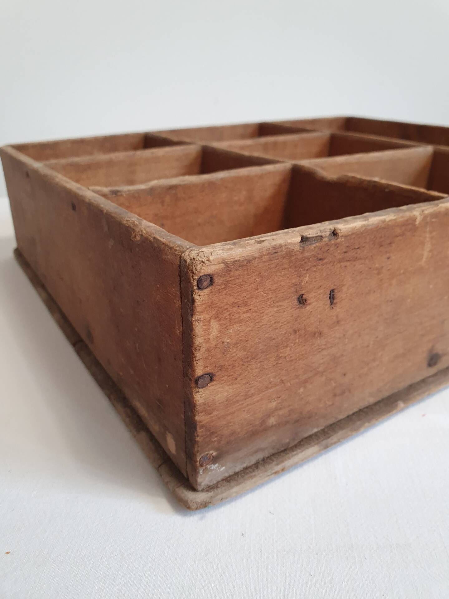 Old wooden locker / handmade display