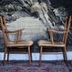 Pair of Scandinavian armchairs