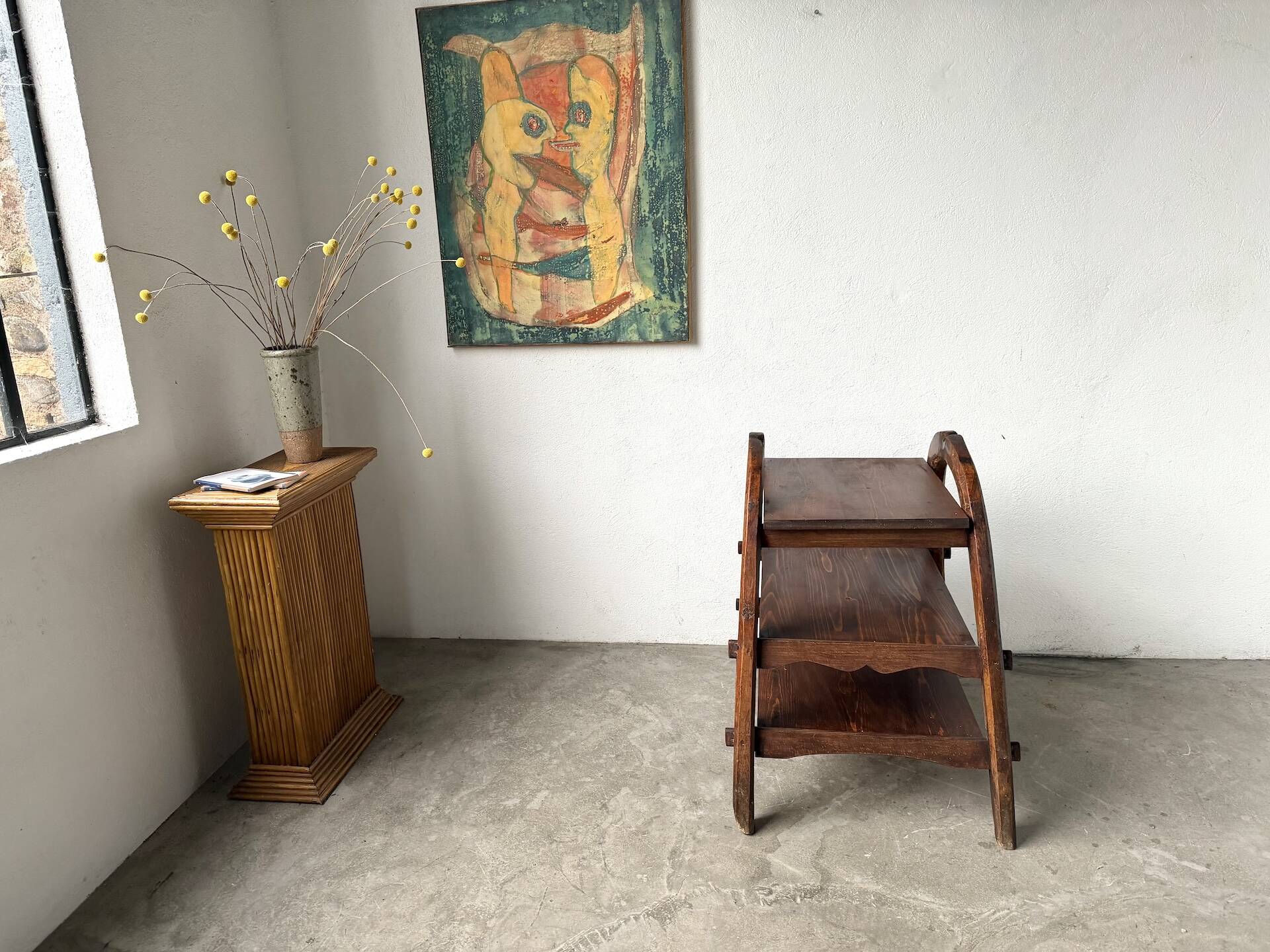 Brutalist Shelf in Solid Wood